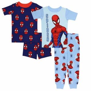Spider-Man Kids' 4-piece Cotton PJ Set